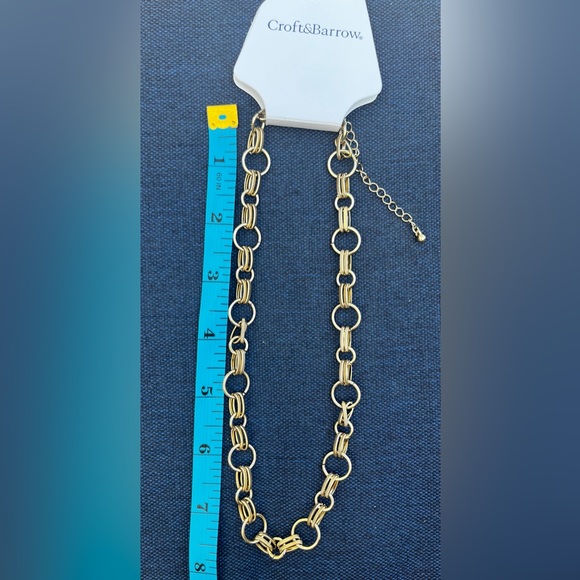 NWT Croft & Barrow Link Chain Necklace - Picture 2 of 5